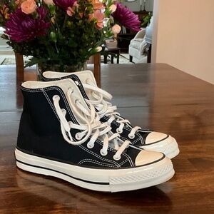 Converse Black and White High-Top Sneakers